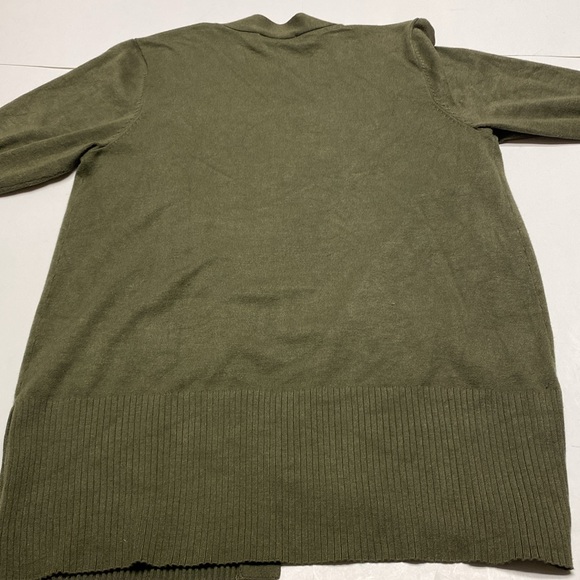Christopher Banks olive green women’s lightweight cardigan - Picture 3 of 5